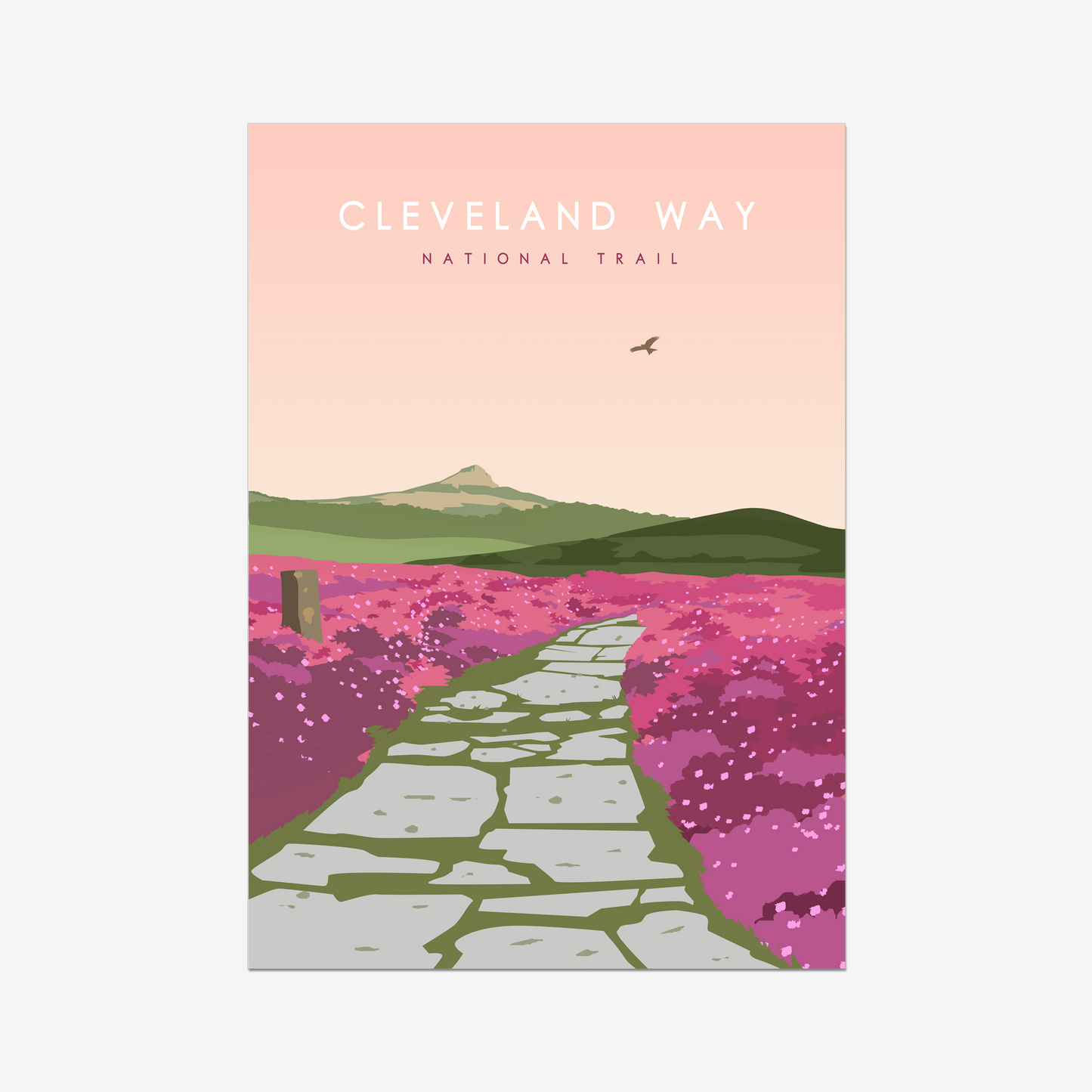 Cleveland Way National Trail Poster