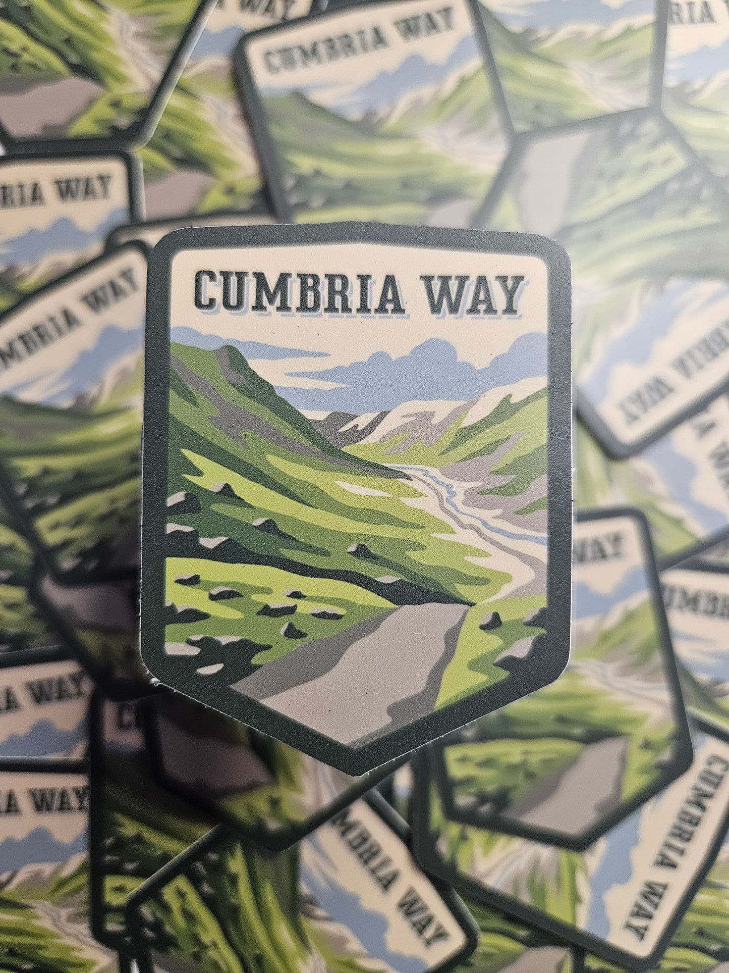 Cumbria Way Sticker