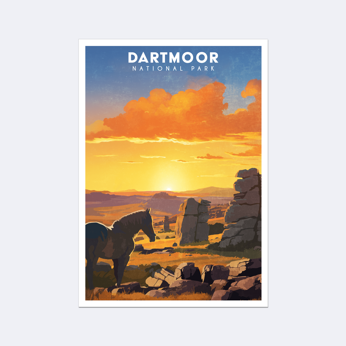 Dartmoor National Park Poster