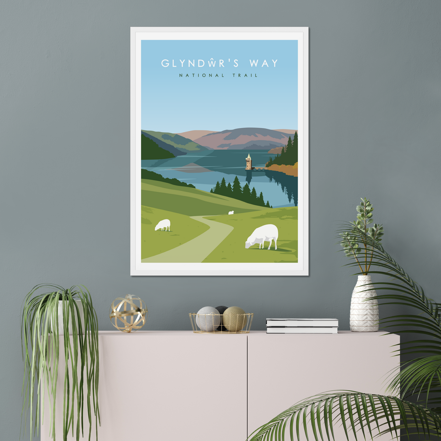 Glyndŵr’s Way National Trail Poster