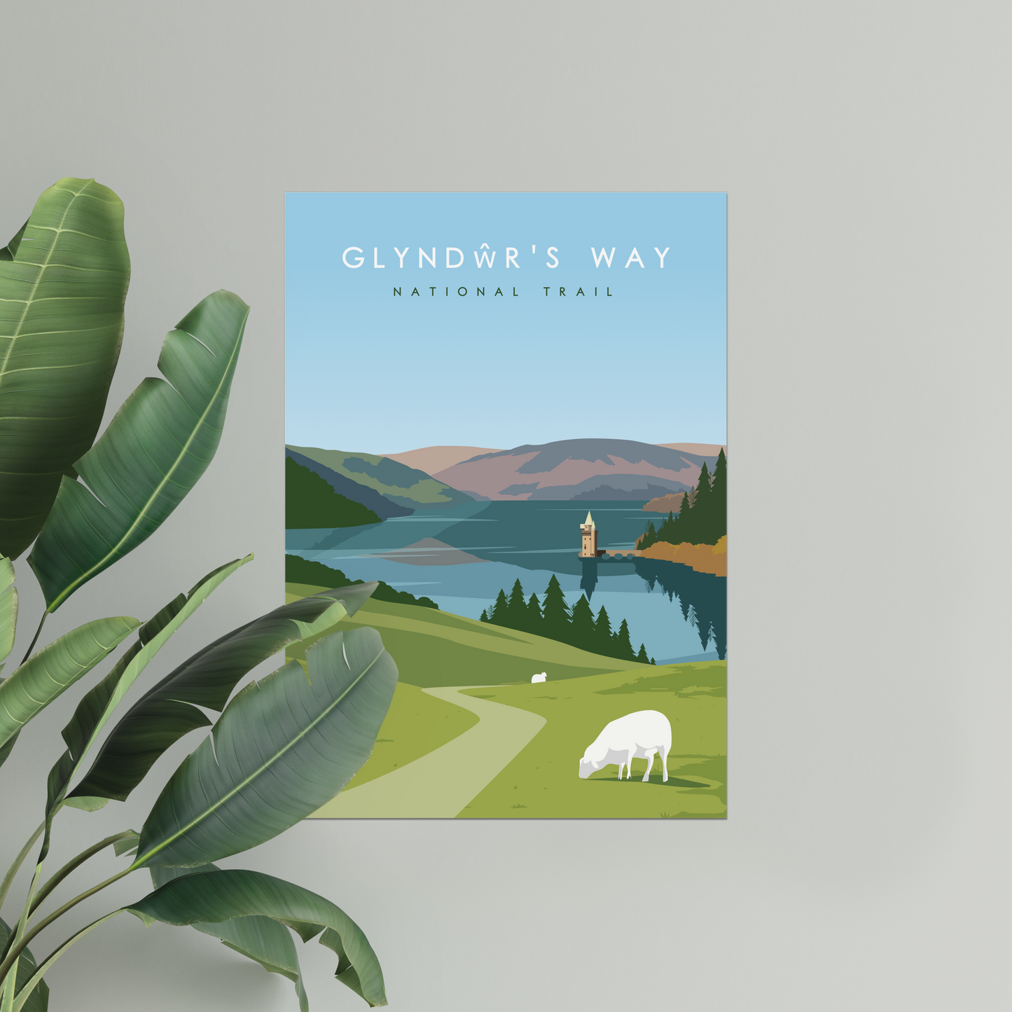 Glyndŵr’s Way National Trail Poster