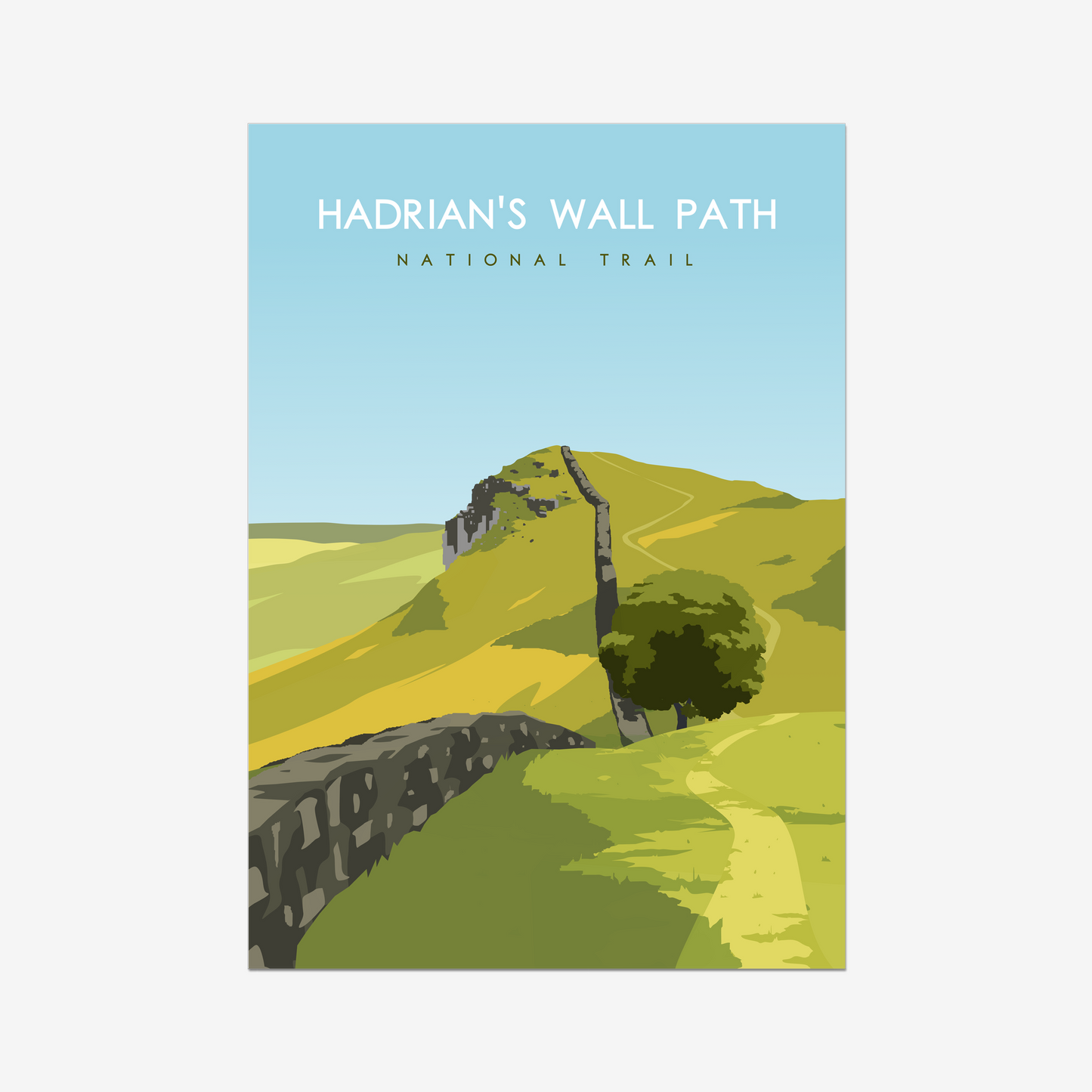 Hadrian's Wall Path National Trail Poster