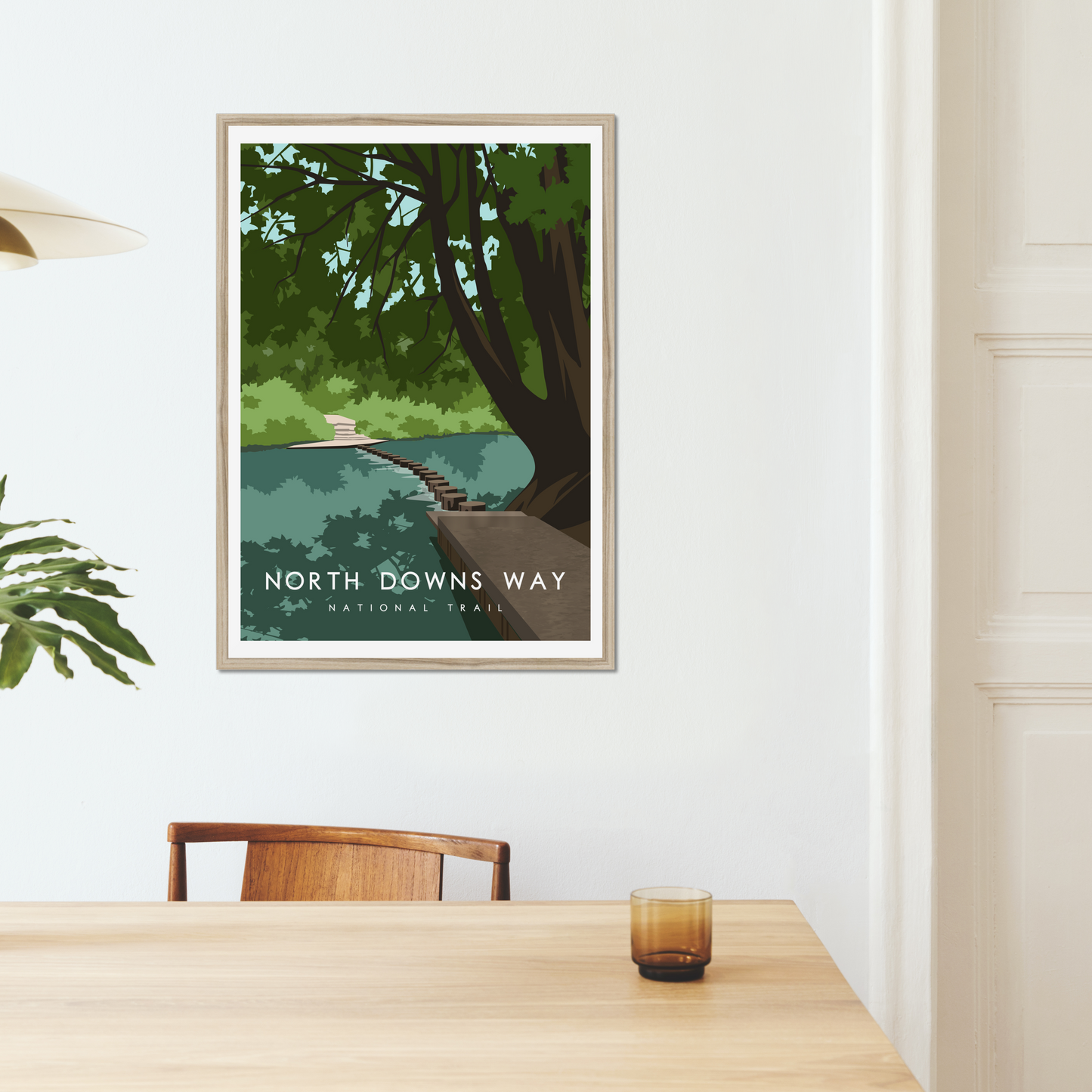 North Downs Way National Trail Poster