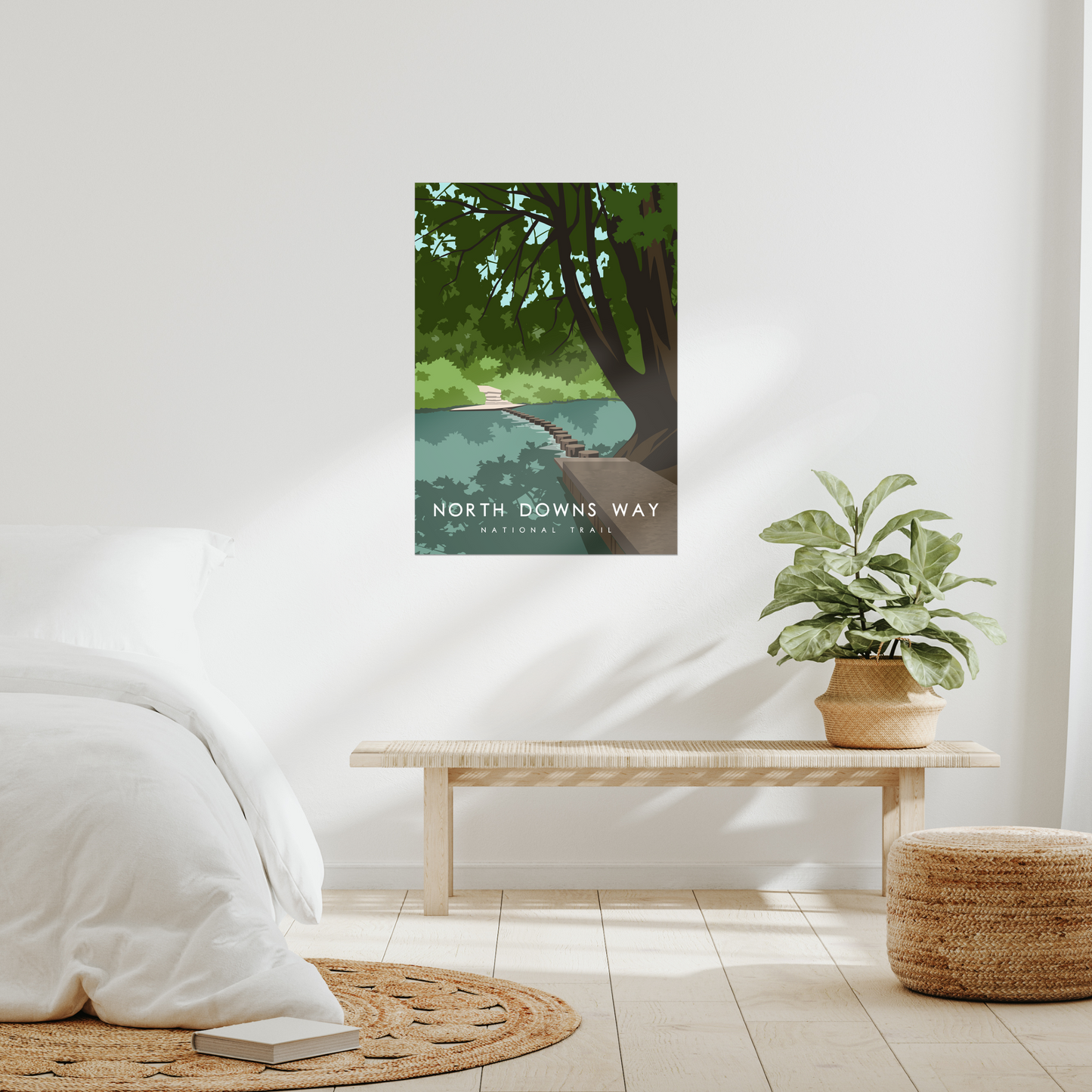 North Downs Way National Trail Poster