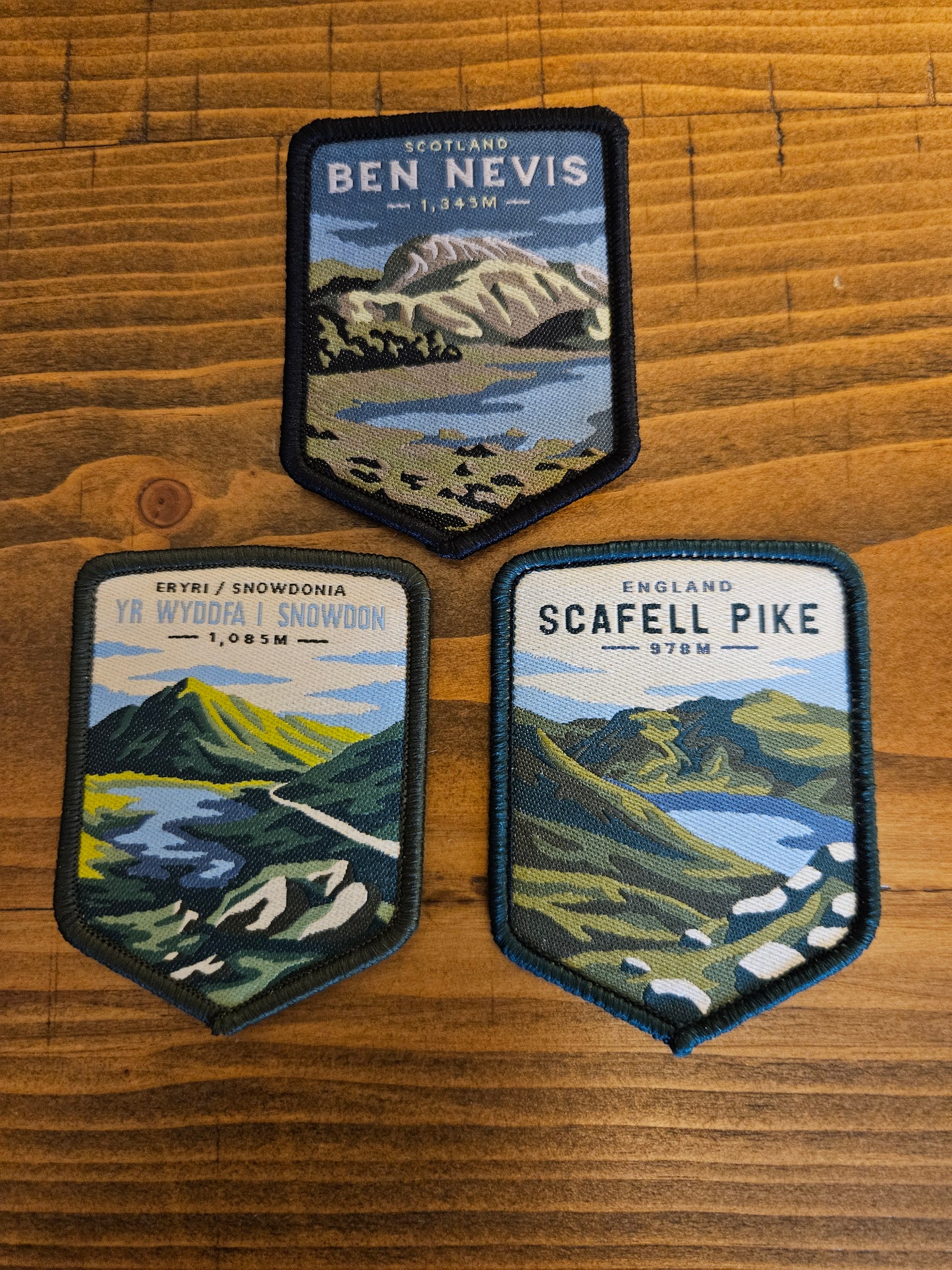 National Three Peaks Challenge Patches