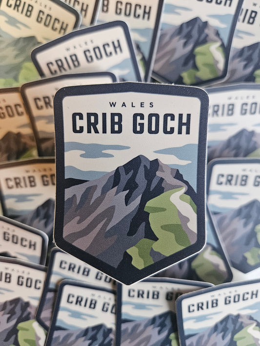 Crib Goch Sticker
