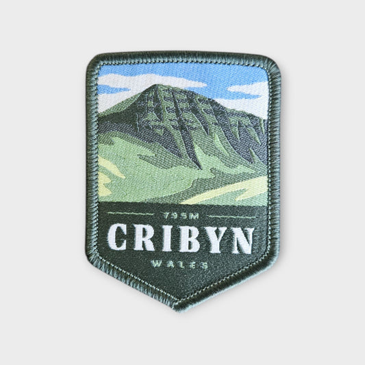 Cribyn depicted on a hiking patch