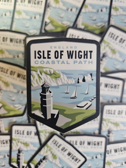Isle of Wight Coastal Path Sticker
