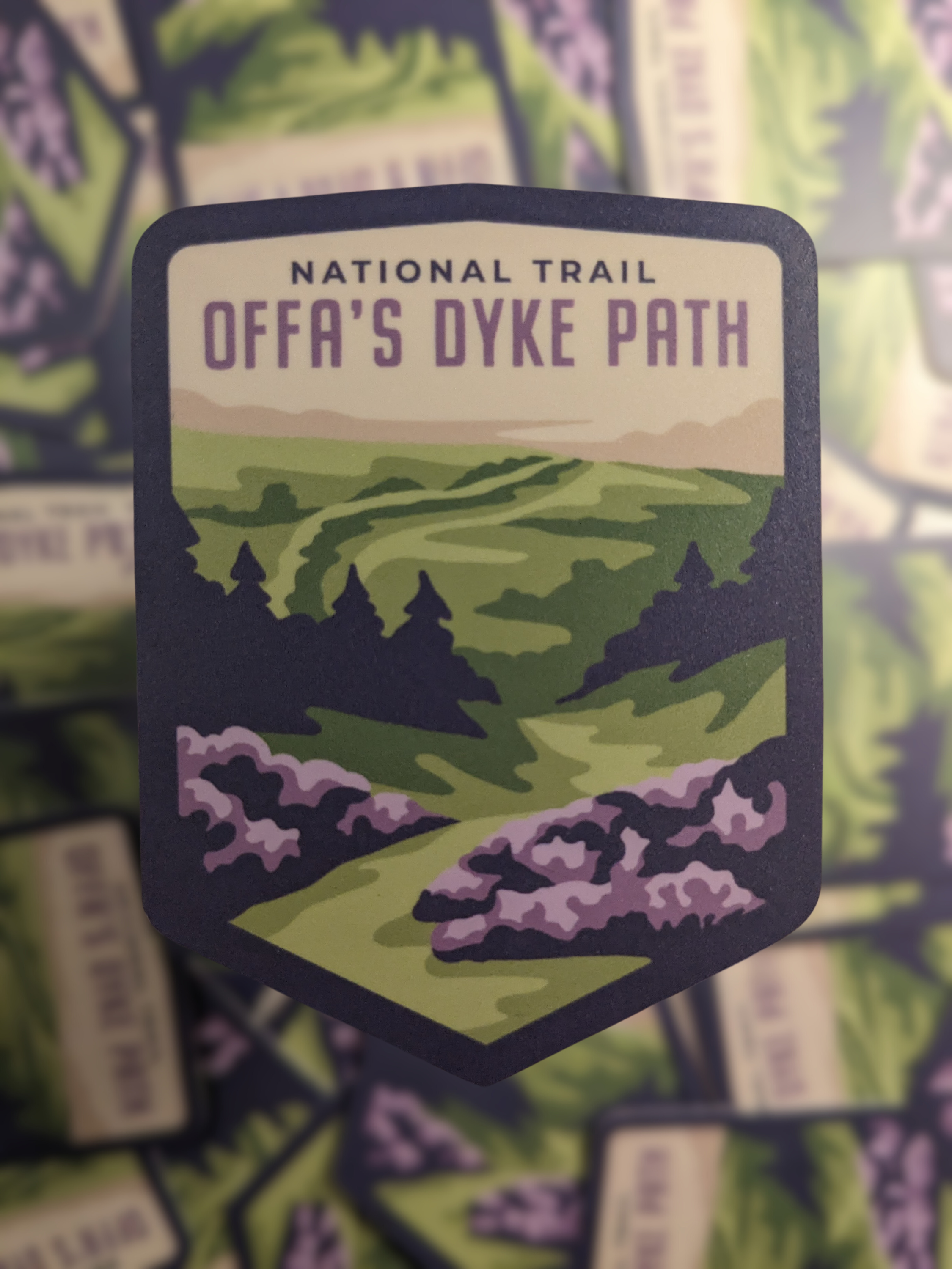 Sticker Path Following Offa's Dyke Path National Trail Sticker – A Trail To Remember Ltd