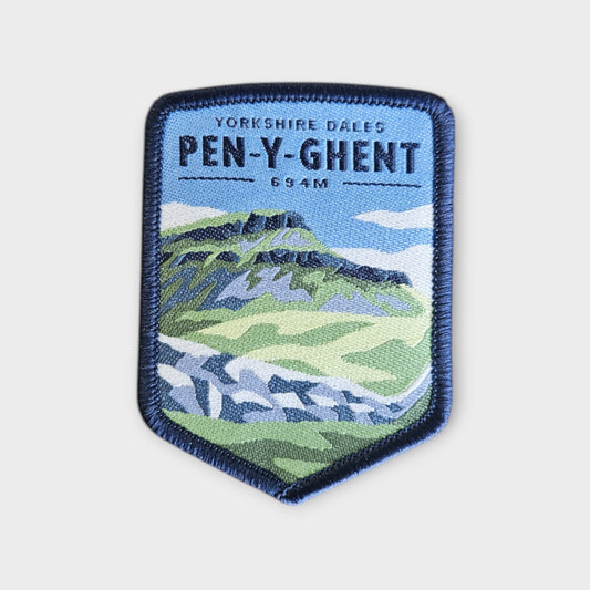 Pen Y Ghent depicted on a patch on a grey background