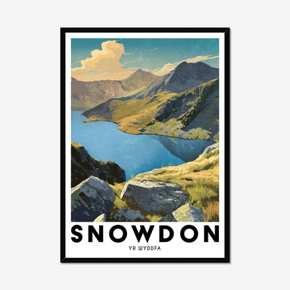 Snowdon Yr Wyddfa Poster
