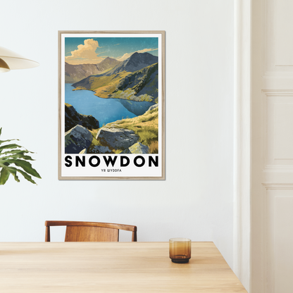 Snowdon Yr Wyddfa Poster