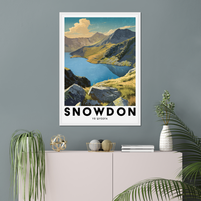 Snowdon Yr Wyddfa Poster