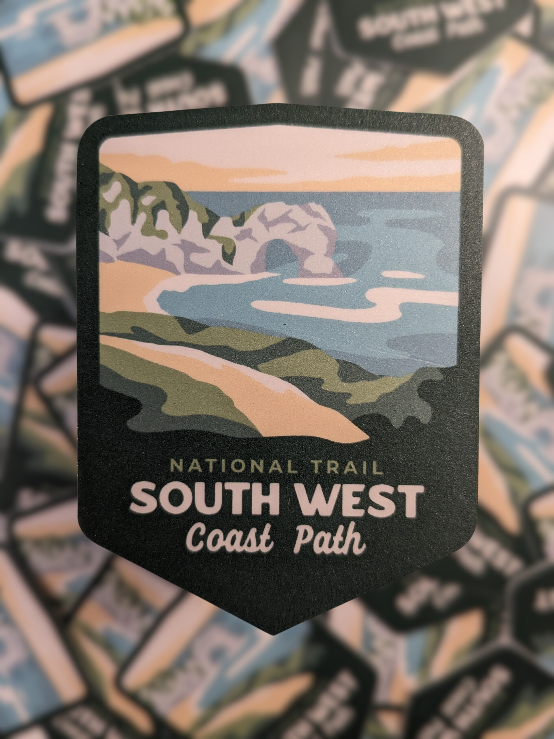 South West Coast Path National Trail Sticker – A Trail To Remember Ltd