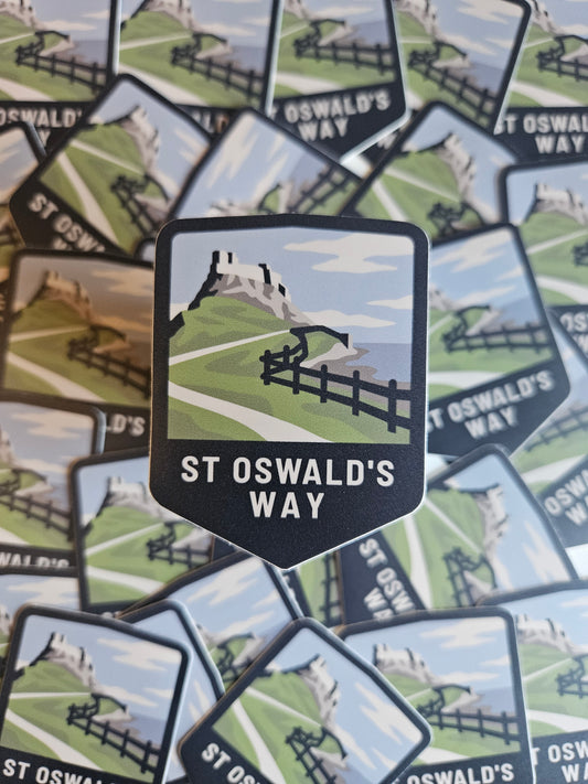 St Oswald's Way Sticker