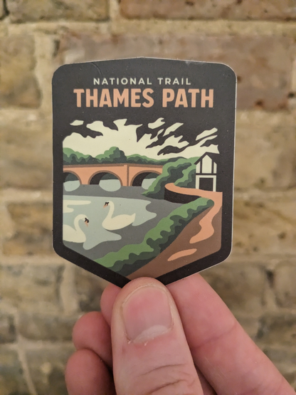 Thames Path National Trail Sticker