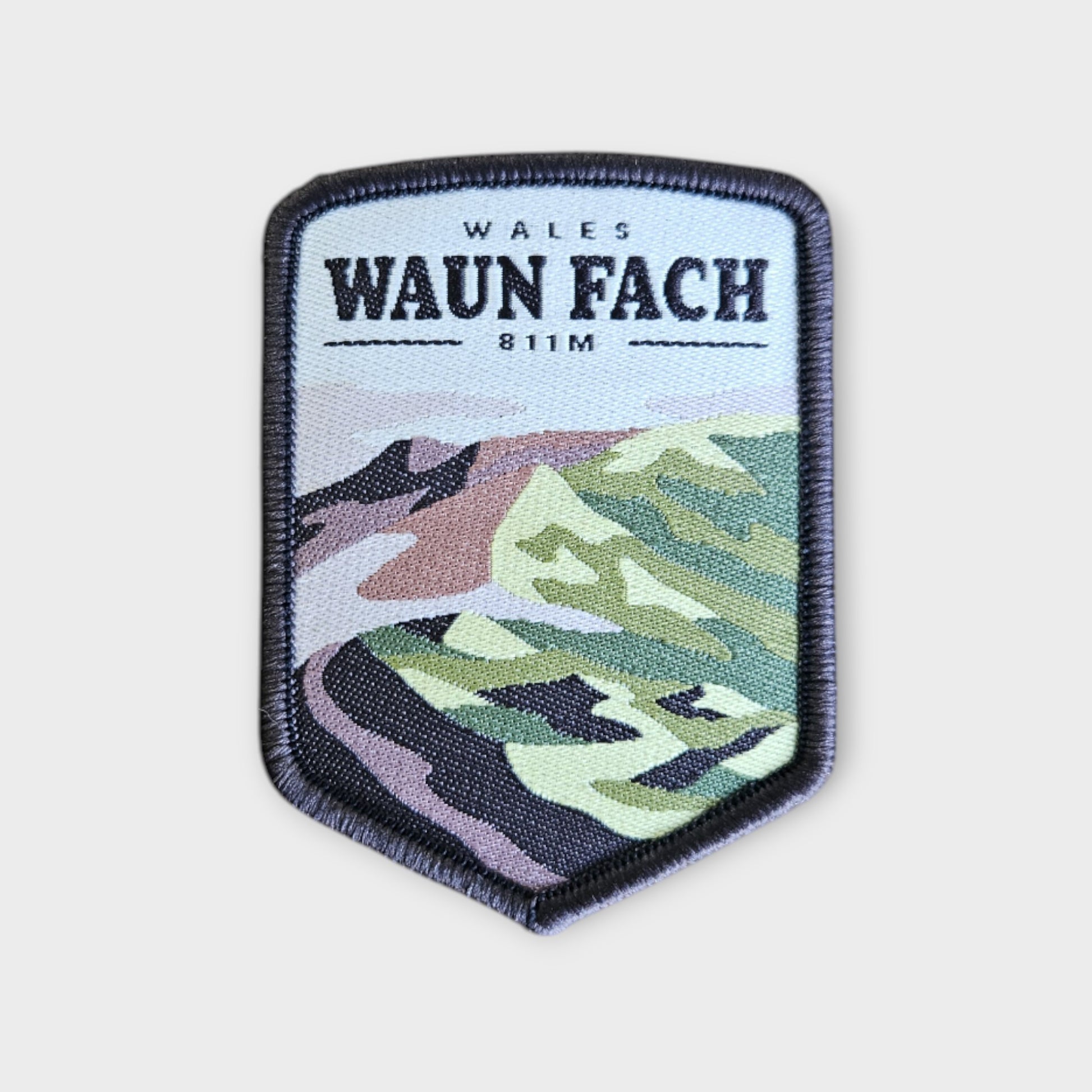 Waun Fach depicted on a hiking patch