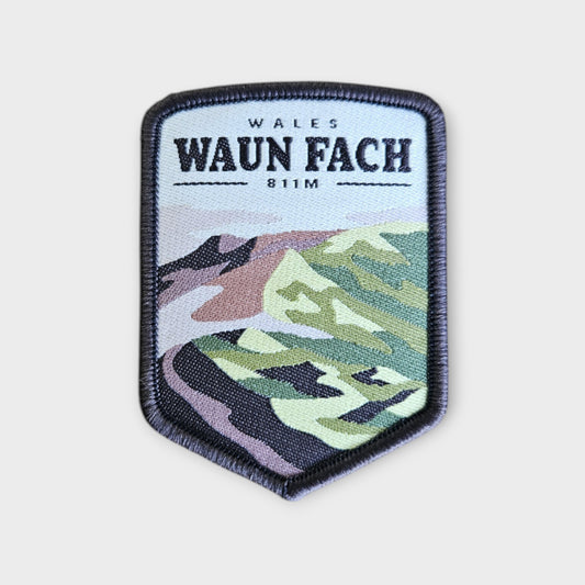 Waun Fach depicted on a hiking patch