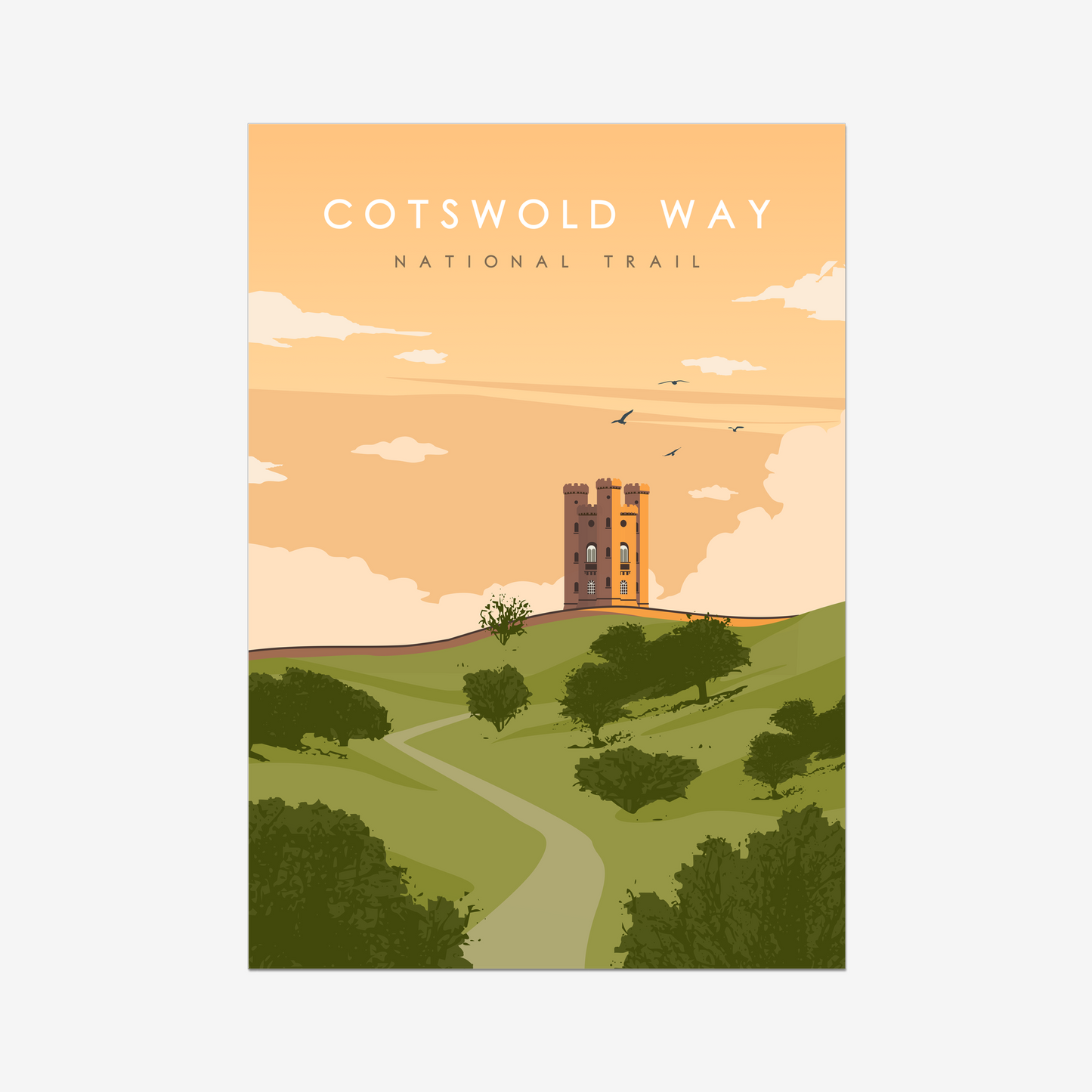 Cotswold Way National Trail Poster