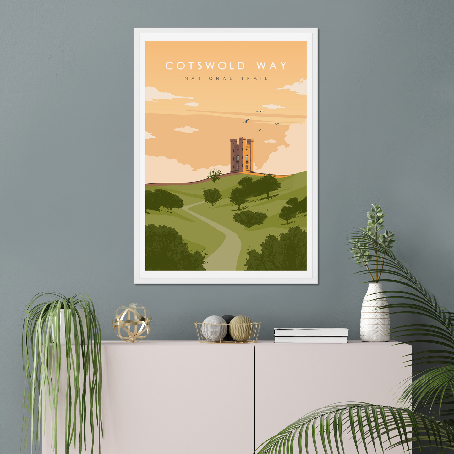 Cotswold Way National Trail Poster