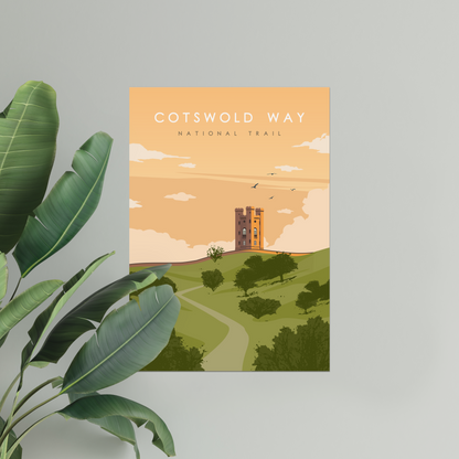 Cotswold Way National Trail Poster