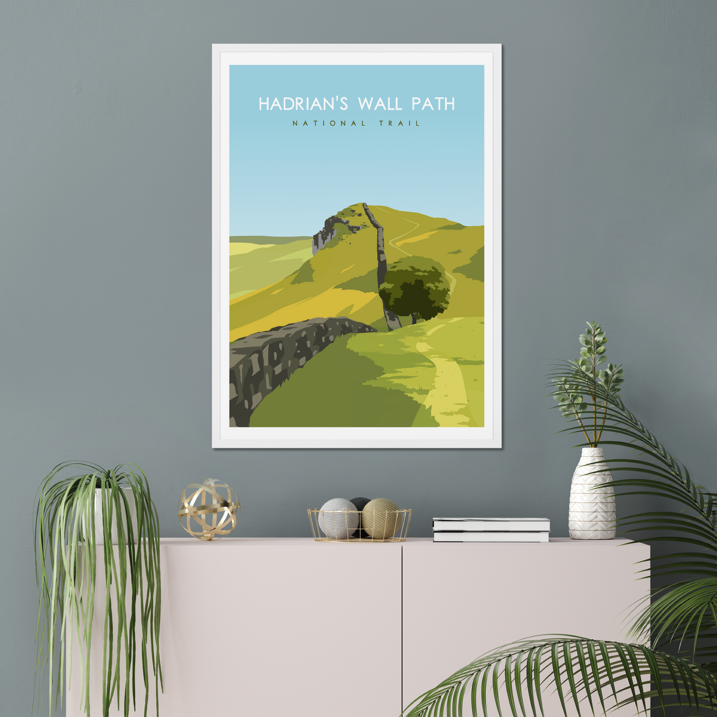 Hadrian's Wall Path National Trail Poster