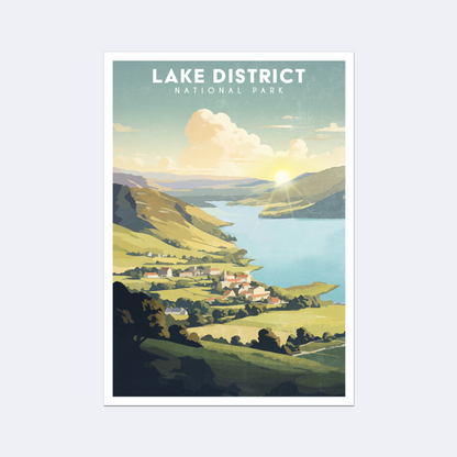 The Lake District National Park Poster