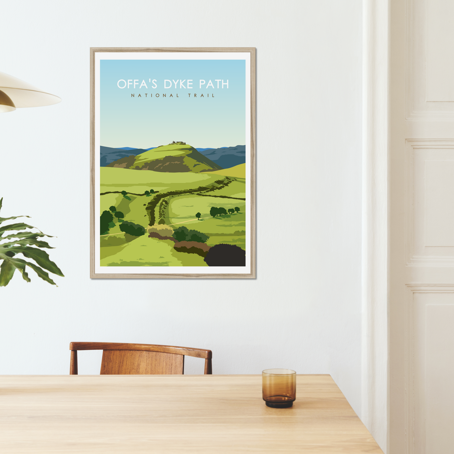 Offa's Dyke Path National Trail Poster