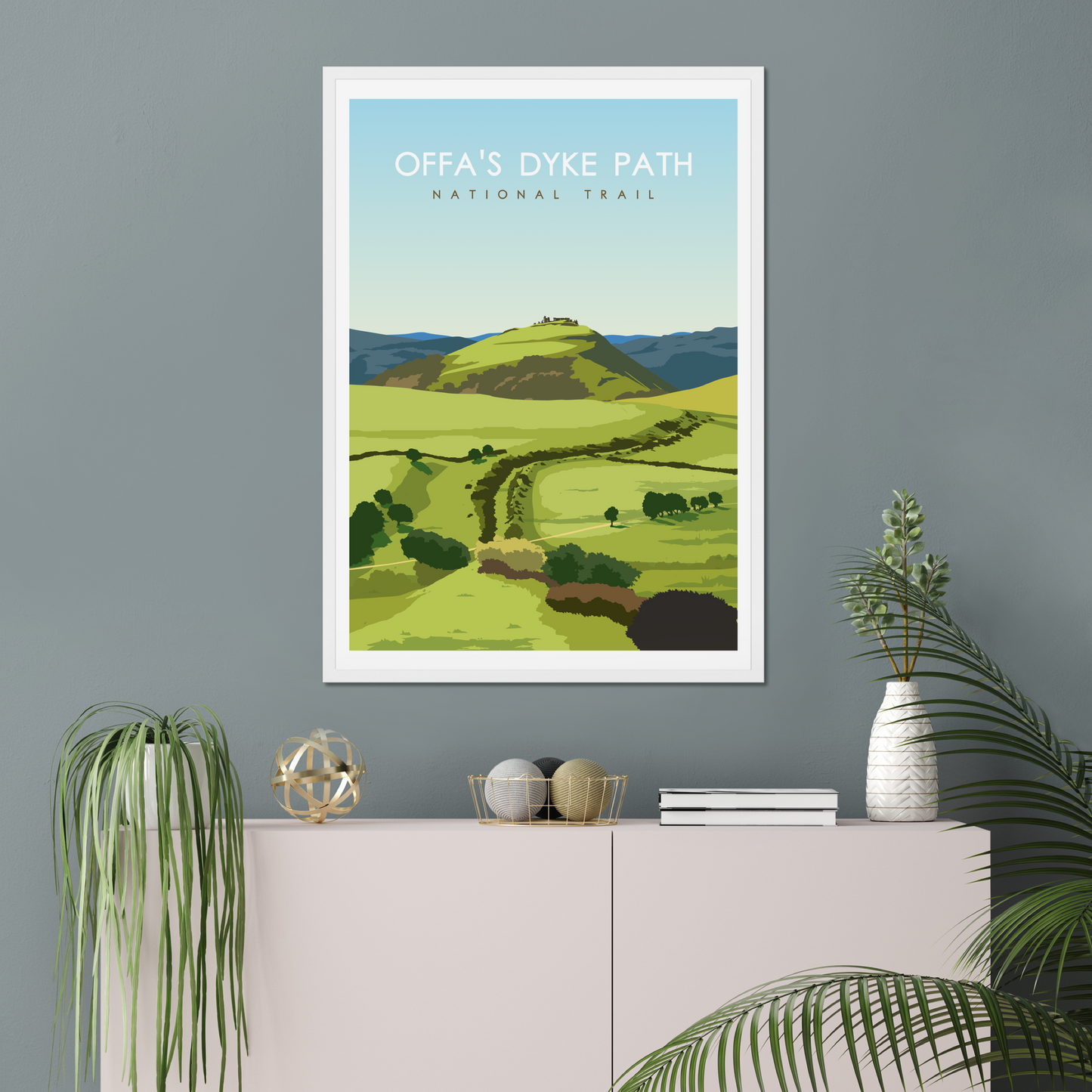 Offa's Dyke Path National Trail Poster