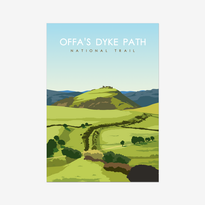 Offa's Dyke Path National Trail Poster