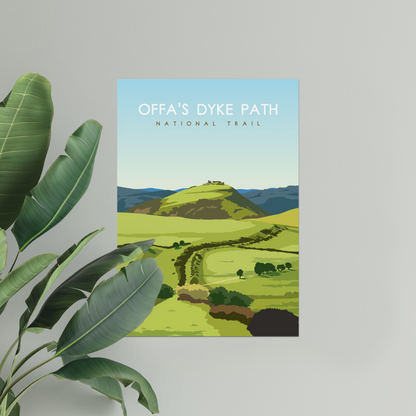 Offa's Dyke Path National Trail Poster