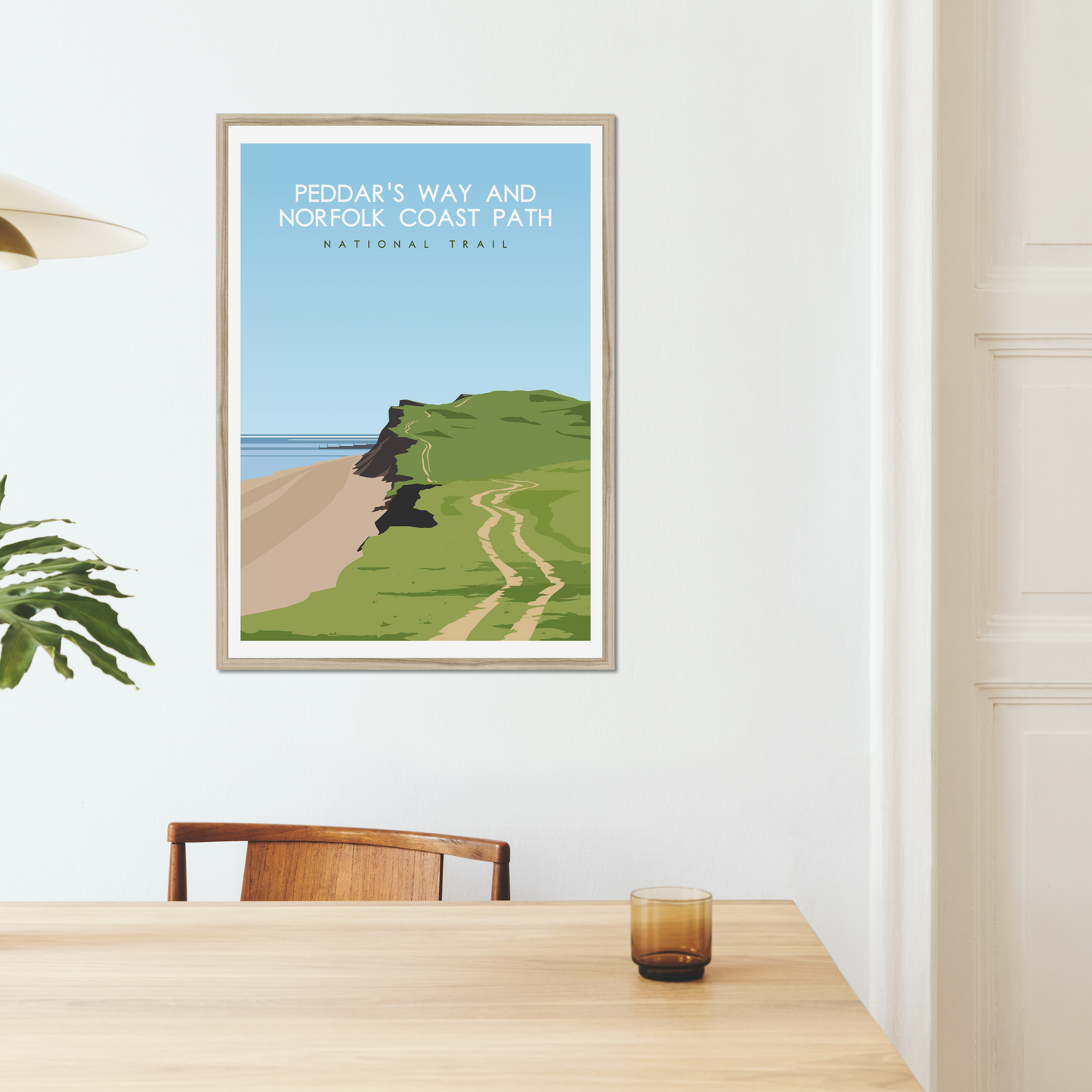 Peddar's Way and Norfolk Coast Path National Trail Poster