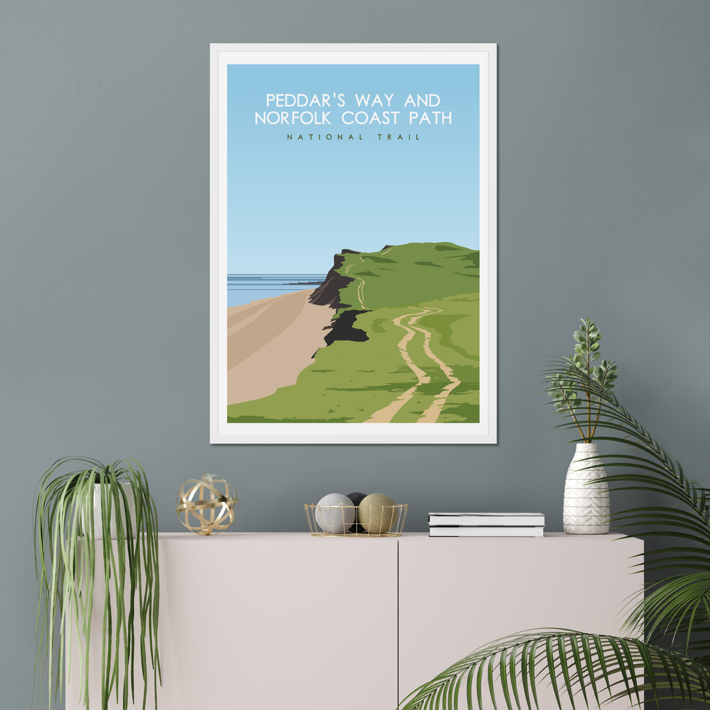 Peddar's Way and Norfolk Coast Path National Trail Poster
