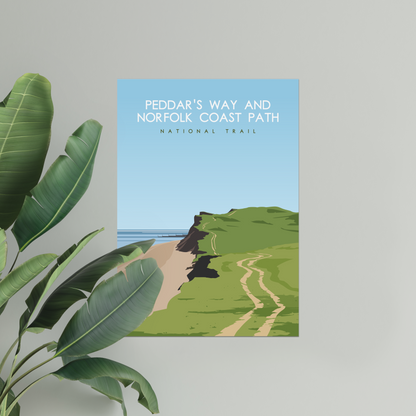 Peddar's Way and Norfolk Coast Path National Trail Poster