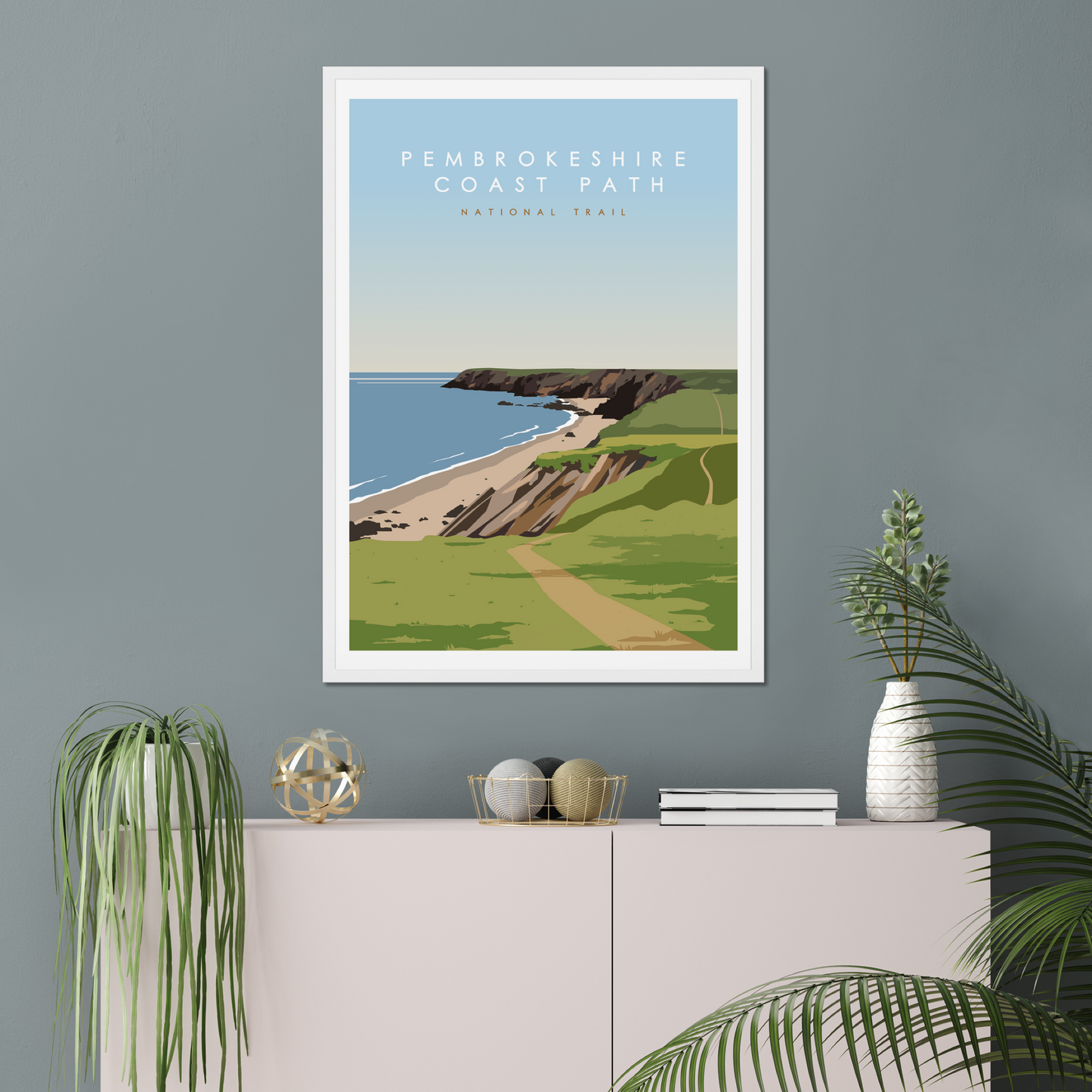 Pembrokeshire Coast Path National Trail Poster