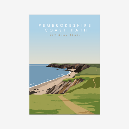 Pembrokeshire Coast Path National Trail Poster