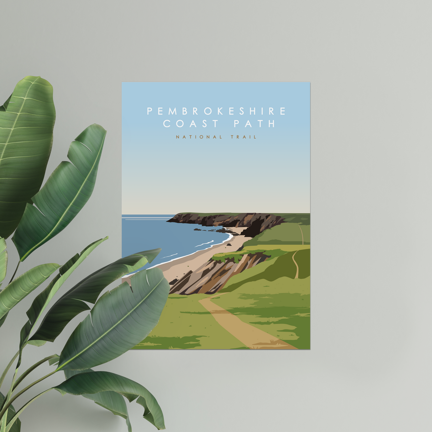 Pembrokeshire Coast Path National Trail Poster