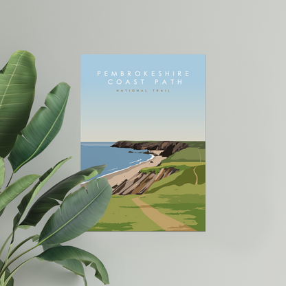 Pembrokeshire Coast Path National Trail Poster