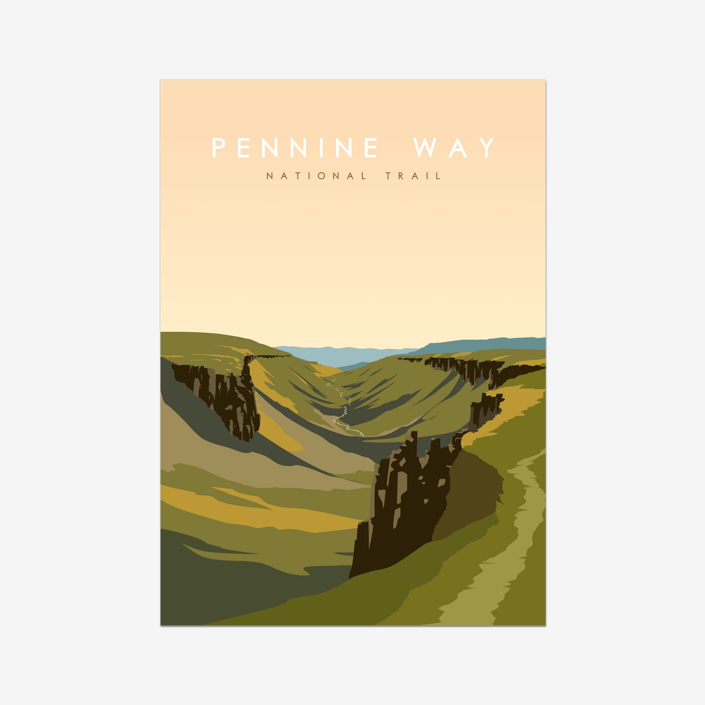 Pennine Way National Trail Poster