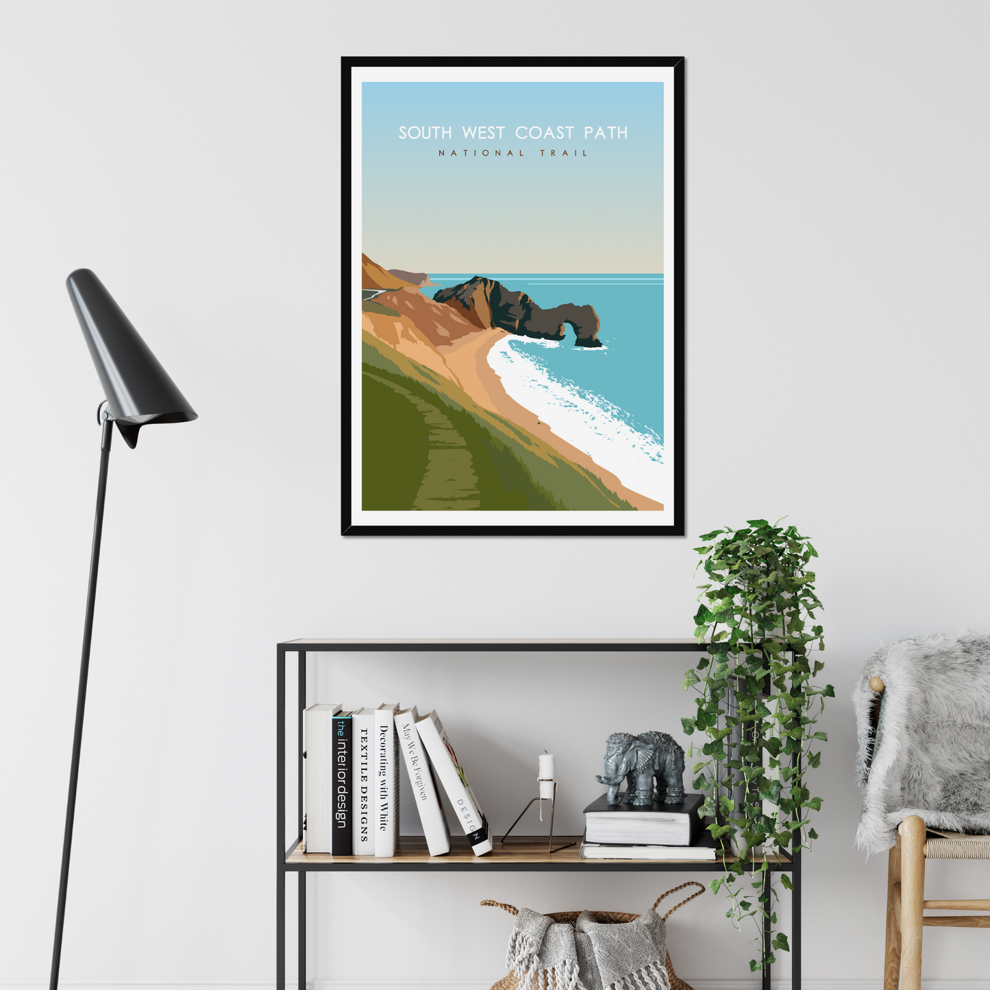 South West Coast Path National Trail Poster