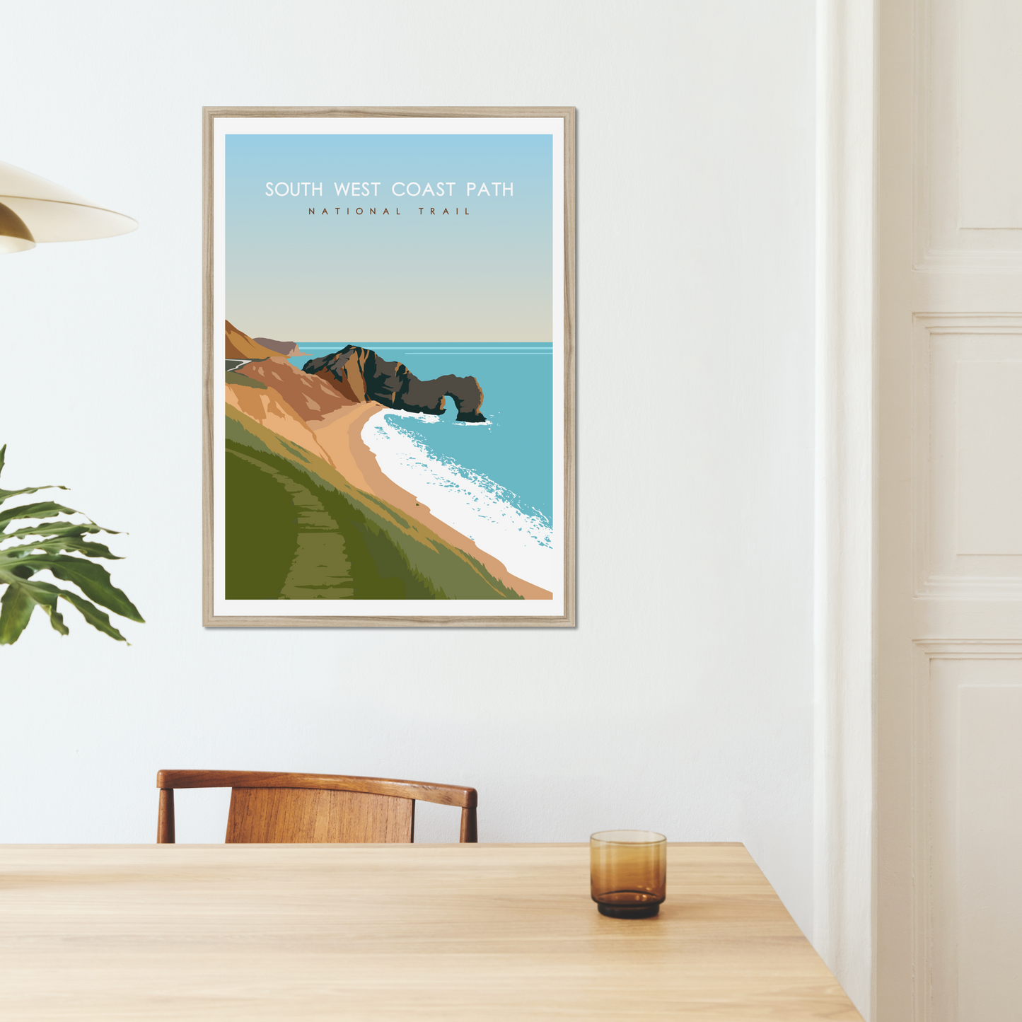 South West Coast Path National Trail Poster