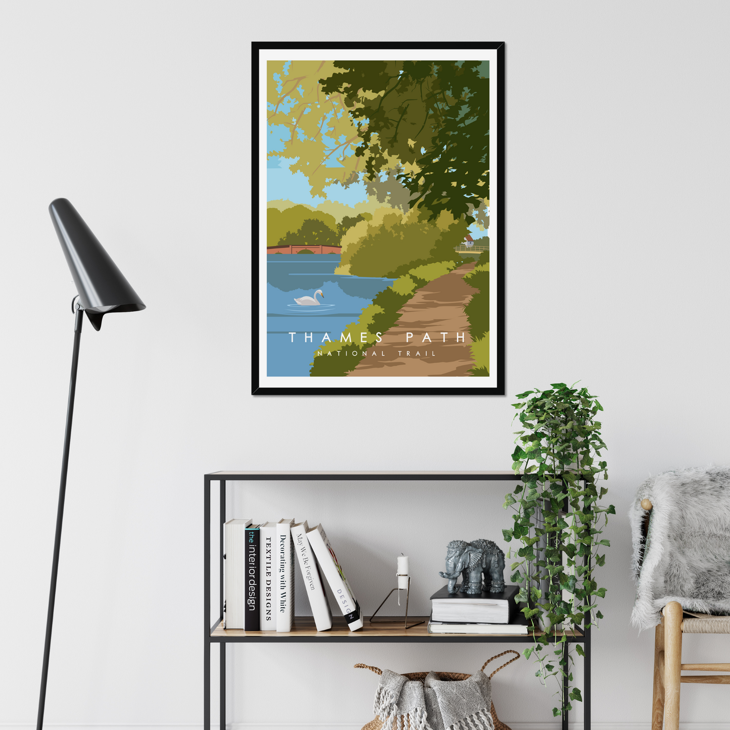 Thames Path National Trail Poster