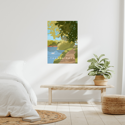 Thames Path National Trail Poster
