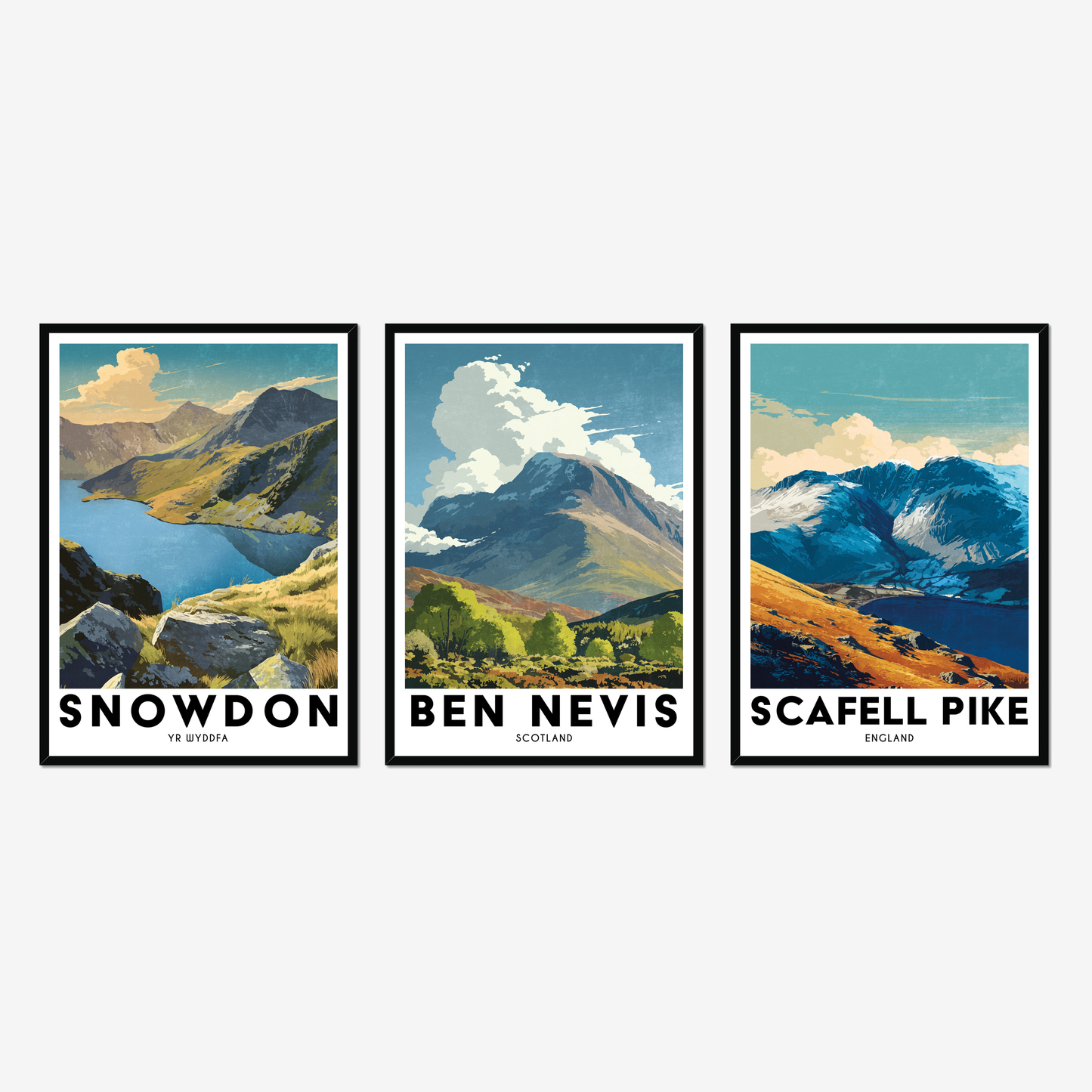 National Three Peaks Poster Bundle