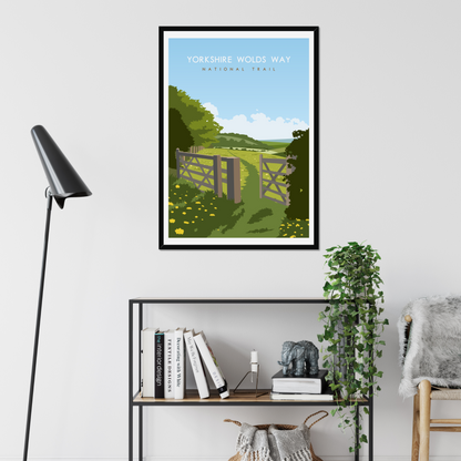 Yorkshire Wolds Way National Trail Poster