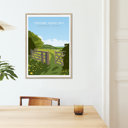 Yorkshire Wolds Way National Trail Poster