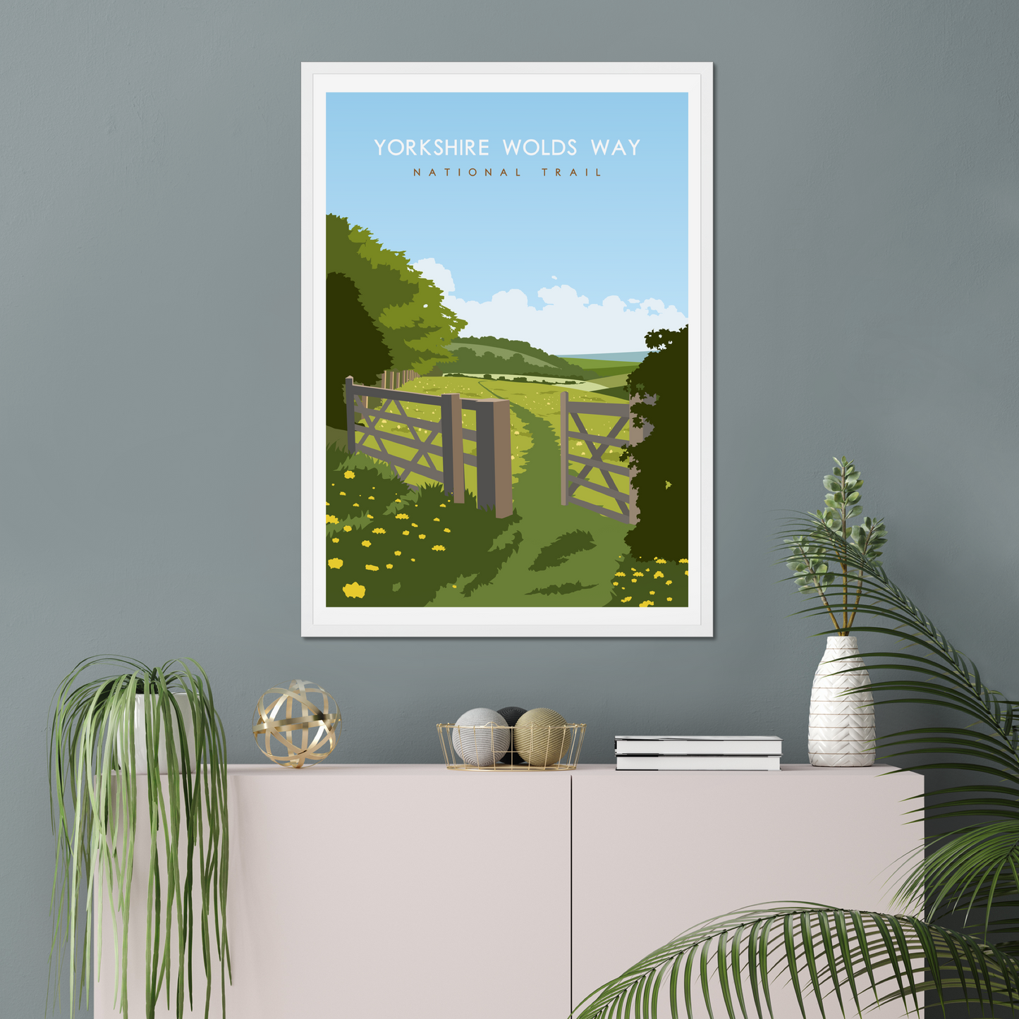 Yorkshire Wolds Way National Trail Poster