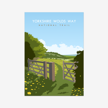 Yorkshire Wolds Way National Trail Poster