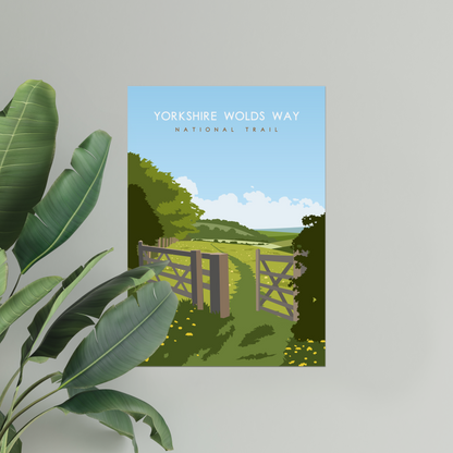 Yorkshire Wolds Way National Trail Poster